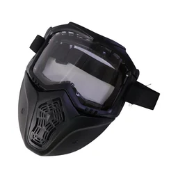 Protective Bike Goggle Face Mask – Detachable Shield for Outdoor Safety