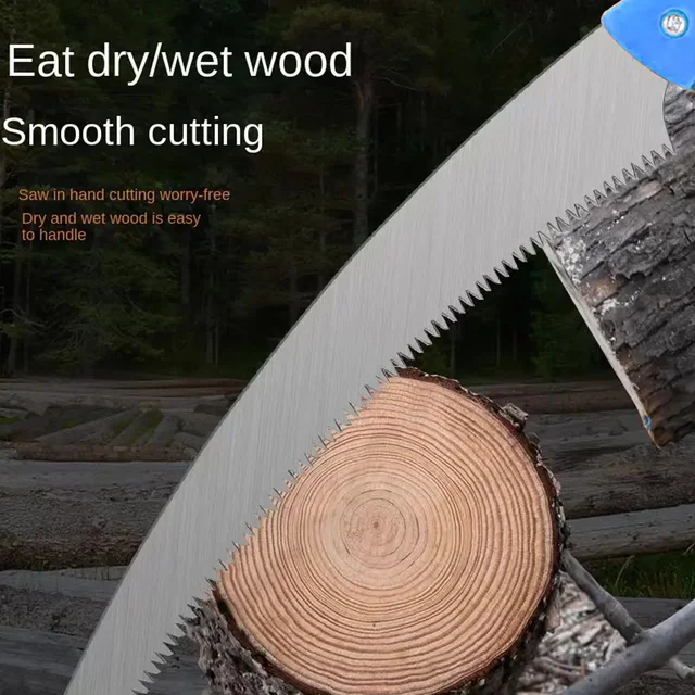 Pruning Saw – 20-Inch High Carbon Steel, Sharp Teeth | Grow Garden Tools