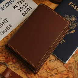 PU Leather Card Holder – Slim, Multipurpose Travel Wallet