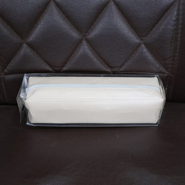 PU Leather Pencil Pouch – Slim, Soft Zippered Stationery Case