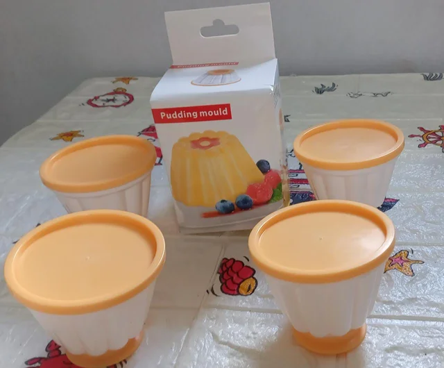 Pudding Molds – Set of 4 with Lids for Desserts | Bake & Dwell
