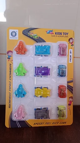 Pull Back Car Set – 12 Mini Vehicle Toys for Kids | Aditi