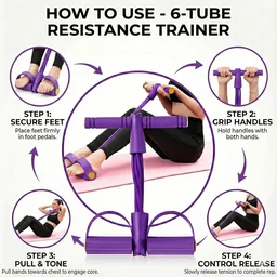Pull Rope Resistance Exerciser – Full Body Workout & Portable