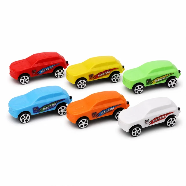Pull-Back Toy Cars Set of 12 – Vibrant & Safe for Kids Under 3