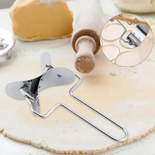 Puri Cutter Roller – Stainless Steel Dough Tool | Velvet Wipe