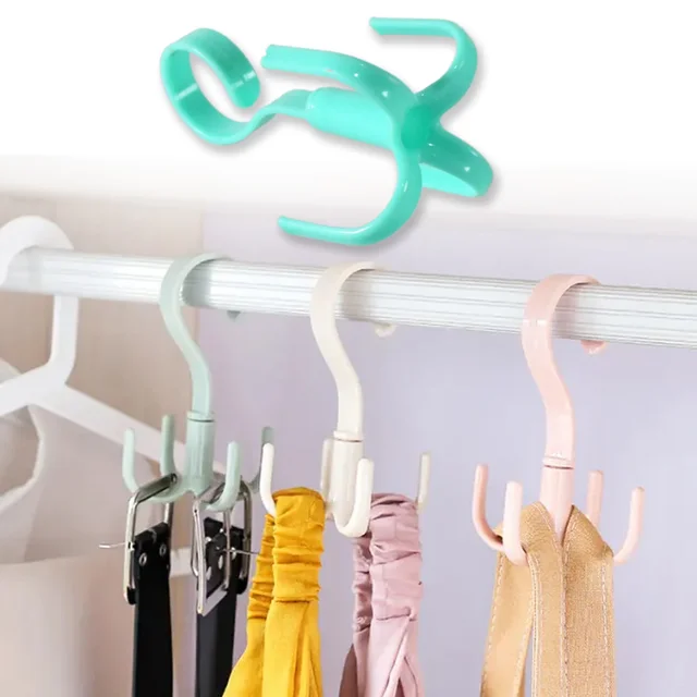 Purse Hanger Hook – 360° Rotatable 4-Claw Organizer | GlimmerHome