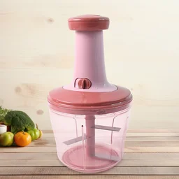 Push Chopper 1000ml – Sharp Stainless Steel Blades, Easy Prep