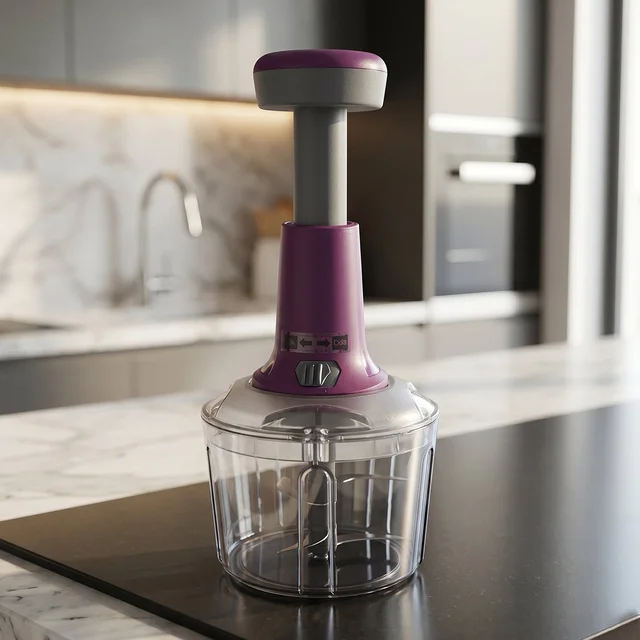 Push Chopper 1100 ML – Efficient Manual Vegetable Slicer