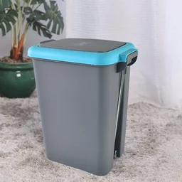 Push N Pedal Dust Bin – Hands-Free 6.5 Liter Space-Saver