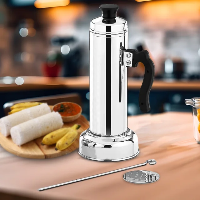 Puttu Maker – Stainless Steel Steamer Set for Pressure Cooker | Indo Glow