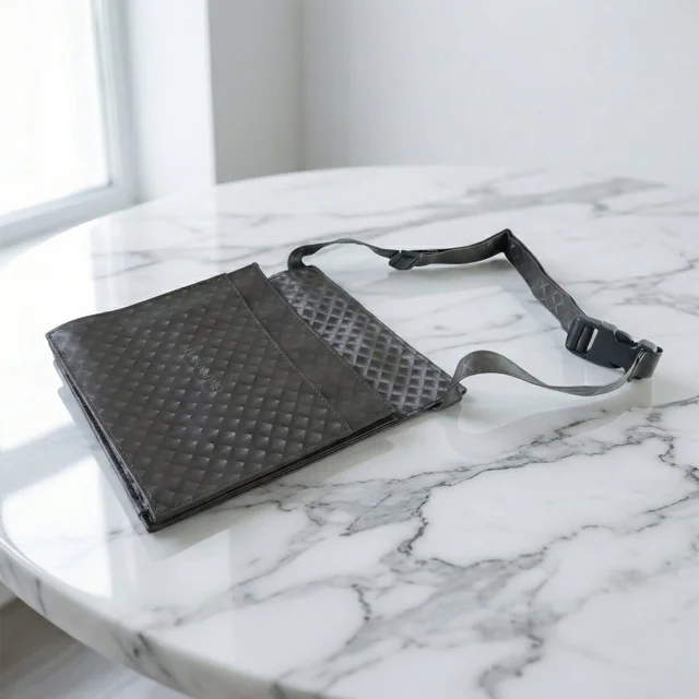 Quilted Crossbody Sling Bag – Stylish Adjustable Strap for Men & Women