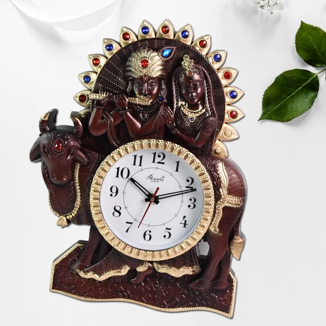 Radha Kishan Analog Wall Clock – Stylish Home Decor Accent