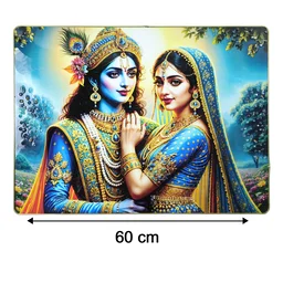 Radha Krishna Wall Frame – Elegant Divine Home Decor