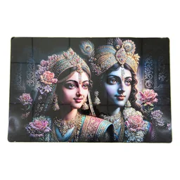 Radha Krishna Wall Frame – Elegant Spiritual Home Decor