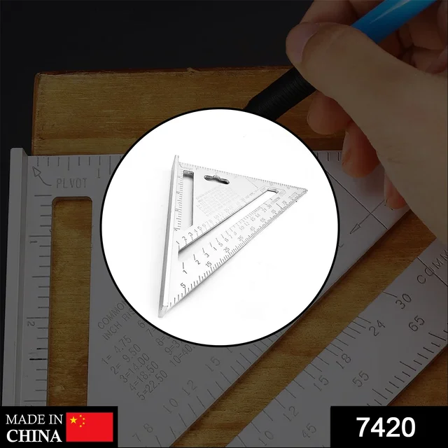 Rafter Square – 7-inch Aluminium Alloy Precision Tool | BoltForce