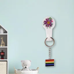 Rainbow Metal Keyring – Stylish & Durable Accessory (1 Pc / Mix Design)