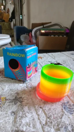 Rainbow Slinky Toy – Classic Fidget & Stress Relief | Little Learners