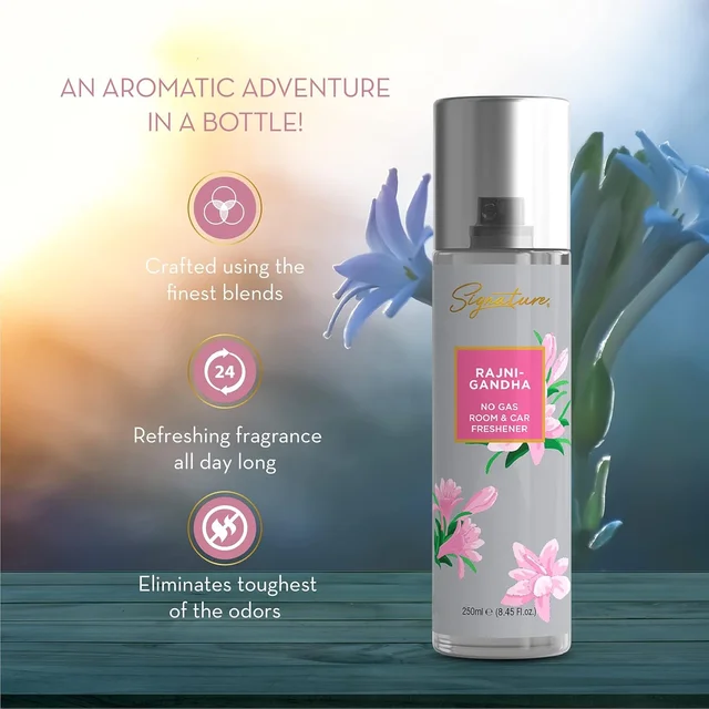 Rajnigandha Floral Room & Car Freshener – Long-lasting & Eco-friendly
