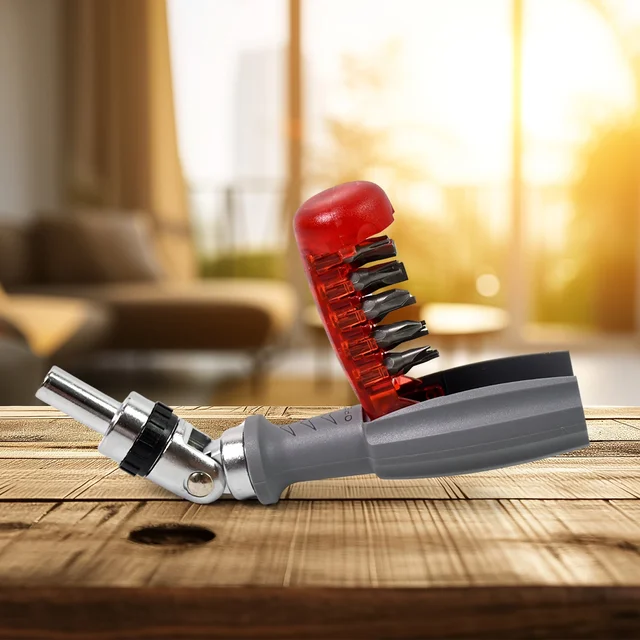 Ratchet Screwdriver Set – Adjustable Angle & 20 Bits | BoltForce