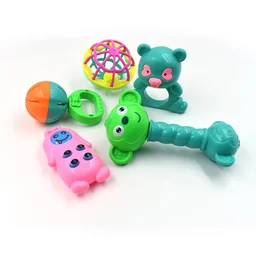 Rattles Baby Toy Set – 5 Pcs Engaging Fun | Aditi