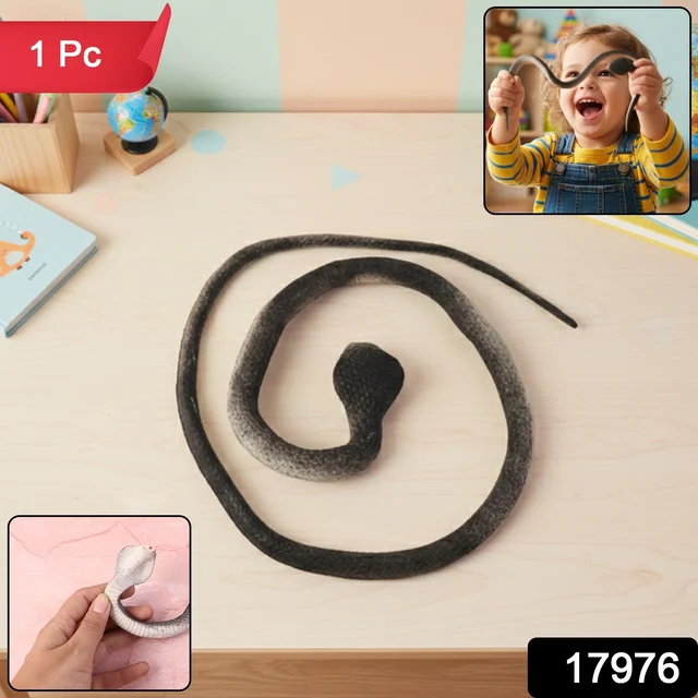 Realistic Dummy Snake Toy – Flexible Kids Prank & Garden Deterrent
