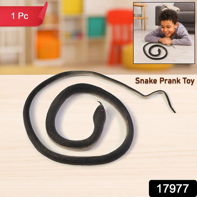 Realistic Rubber Snake Toy – Flexible & Lifelike Prank Fun