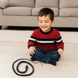 Realistic Rubber Snake Toy – Flexible & Lifelike Prank Fun