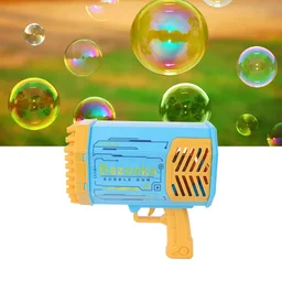 Rechargeable Bubble Gun – 69-Hole Powerful Blower for Kids | Dollverse