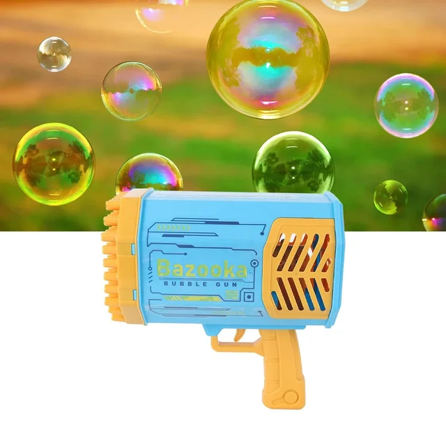 Rechargeable Bubble Gun – 69-Hole Powerful Blower for Kids | Dollverse