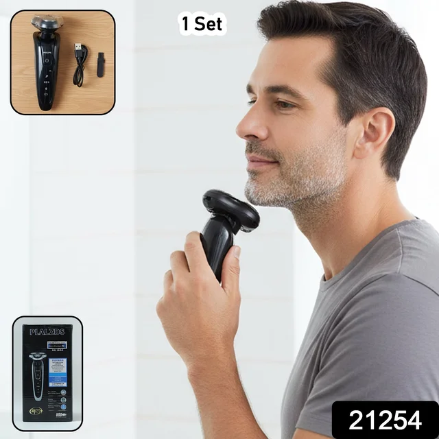 Rechargeable Electric Rotary Shaver – Precise 3D Floating Head