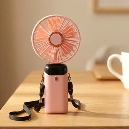Rechargeable Handheld Fan – Portable Personal Cooling with Digital Display