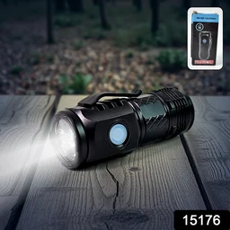Rechargeable LED Torch – 5 Modes, Waterproof | Indo Glow