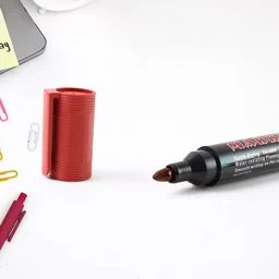 Red Ink Marker – Bold Tip Quick-Dry Permanent Marker