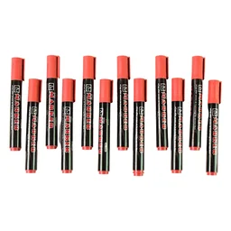 Red Ink Marker – Bold Tip Quick-Dry Permanent Marker