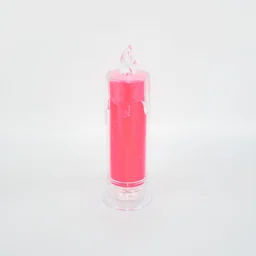Red LED Flameless Candle – Realistic Flickering Pillar | Styleva