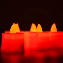 Red LED Tealights – Flameless & Smokeless for Diwali Decor | Styleva