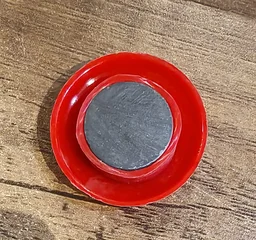 Red Magnetic Board Button – Strong Hold & 30mm Diameter