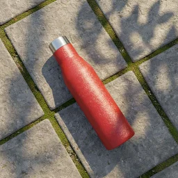 Red Stainless Steel Water Bottle 1000ml – Insulated & Leakproof