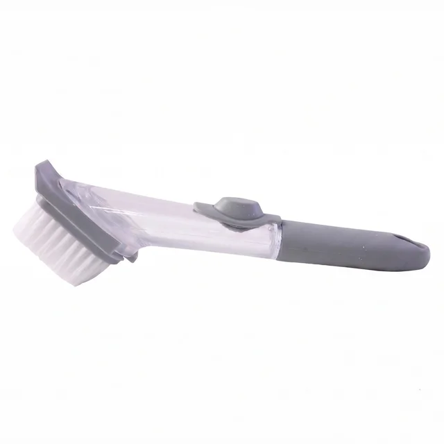 Refillable Soap Dispensing Dish Scrub Brush – Effortless & Hygienic Cleaning