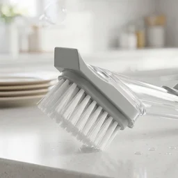 Refillable Soap Dispensing Dish Scrub Brush – Effortless & Hygienic Cleaning