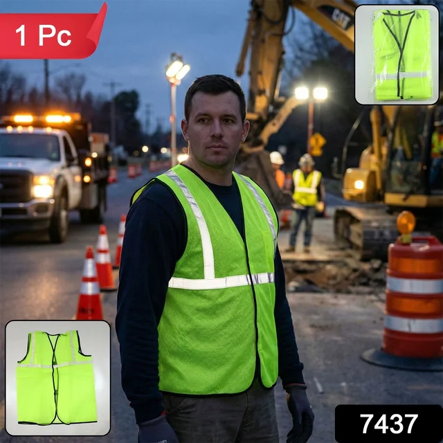 Reflective Safety Jacket – Hi-Vis Workwear for Safety | Velvet Wheels