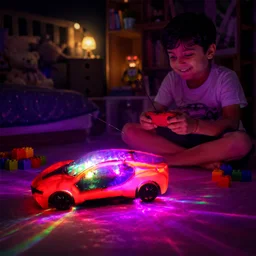 Remote Control Car for Kids – Fast Steering & Lights | Spark Tots