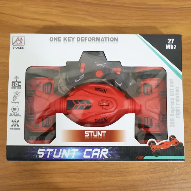 Remote Control Stunt Car – One-Key Deformation & 360° Spin