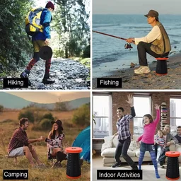 Retractable Folding Stool – Portable, Lightweight & Compact | Trekola