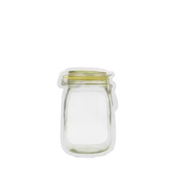 Reusable Food Storage Pouch – Airtight Mason Jar Zipper 150ml | Organivo