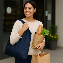 Reusable Grocery Bags – Foldable, Durable & Eco-Friendly | FERVENT