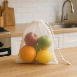 Reusable Mesh Produce Bags – Eco-Friendly Grocery Storage Set