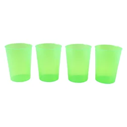Reusable Plastic Tumblers – BPA-Free 4-Piece Set | Serve Stellar