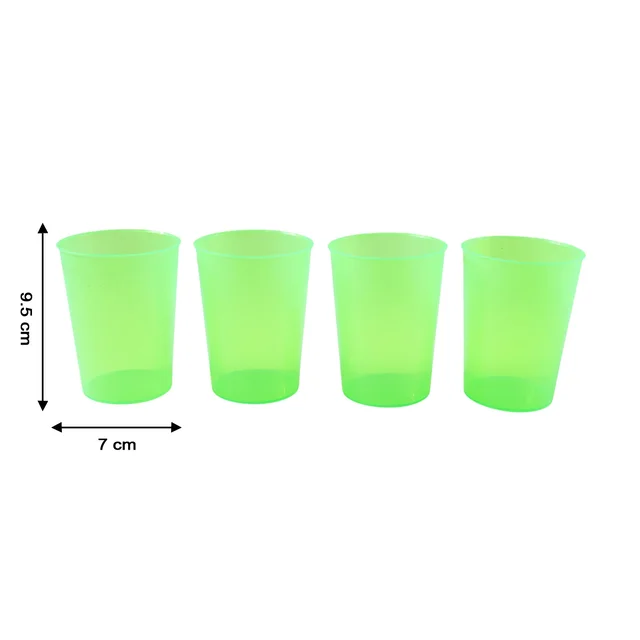 Reusable Plastic Tumblers – BPA-Free 4-Piece Set | Serve Stellar