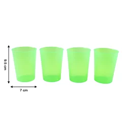 Reusable Plastic Tumblers – BPA-Free 4-Piece Set | Serve Stellar